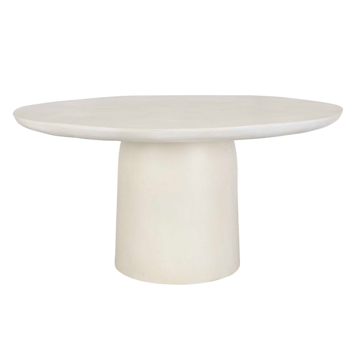 Madrone Outdoor Dining Table - White by Uttermost - View 3