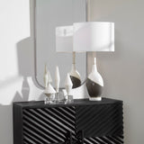 Tanali Modern Table Lamp White & Gray - White / Dark Gray by Uttermost - View 2