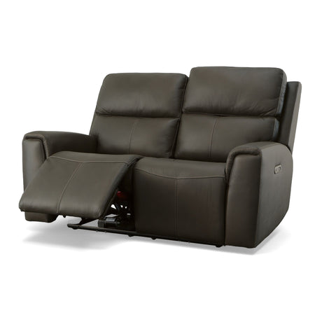 Jarvis Power Reclining Loveseat With Power Headrests - Mica | Flexsteel
