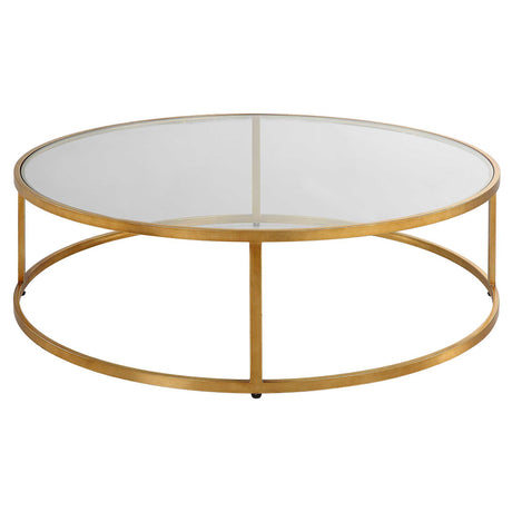Radius Modern Circular Coffee Table - Gold by Uttermost - View 5