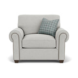 Carson Fabric Chair, Nailhead Trim | Flexsteel
