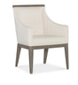 Modern Mood Upholstered Arm Chair (Set of 2) - Dark Brown / Beige by Hooker Furniture - View 1