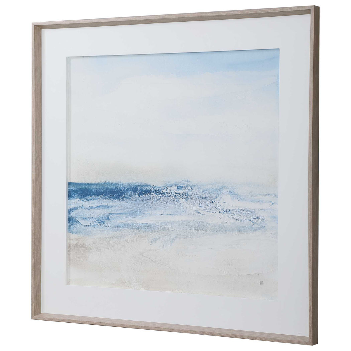 Surf And Sand Framed Print - Blue / Beige by Uttermost - View 4