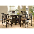 Tolland Tan and Cappuccino 9-piece Dining Set - sold by Home Elegance USA