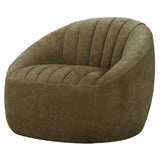 Narrows Swivel Chair - Green by Uttermost - View 4