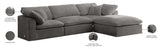 Cozy - Modular Sectional 4 Piece Cloud - Grey - 634Grey - Sec4A - Home Elegance USA - 5