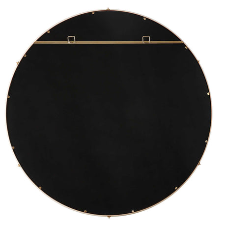 Cyprus Round Mirror - White by Uttermost - View 6