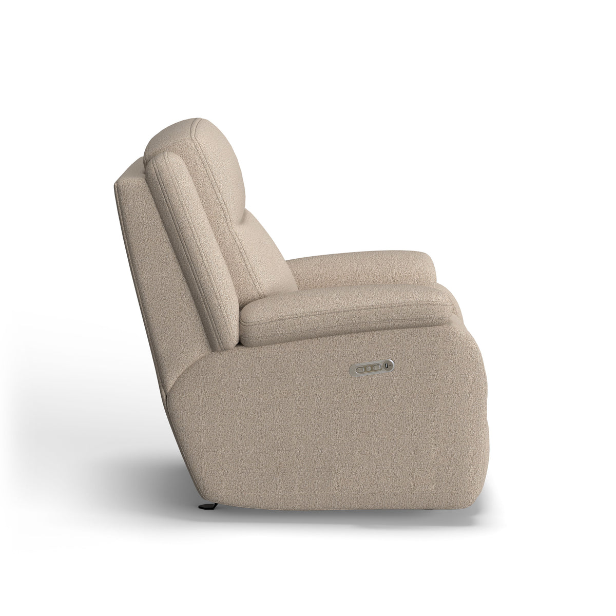 Magnus Transitional Fabric Power Rocking Recliner With Power Headrest | Flexsteel