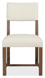 Driftwood Upholstered Side Chair (Set of 2) Worn Saddle / Beige - Dark Brown / Beige by Hooker Furniture - View 4