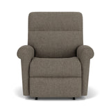 Davis Transitional Fabric Power Rocking Recliner With Power Headrest | Flexsteel
