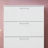 Bliss Glossy Four - Drawer Jumbo Chest in White - B040S00004 - Home Elegance USA - 6