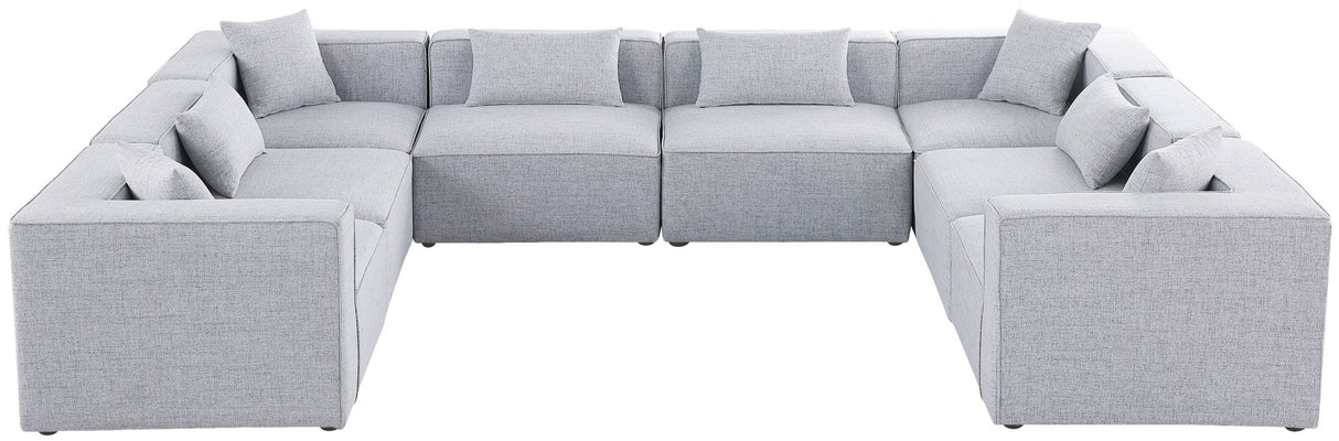 Cube - Modular Sectional - Gray - 630Grey - Sec8A - Home Elegance USA - 2