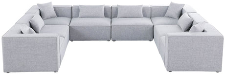 Cube - Modular Sectional - Gray - 630Grey - Sec8A - Home Elegance USA - 2