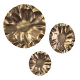 Peonia Outdoor Wall Art (Set of 3) - Gold by Uttermost - View 3