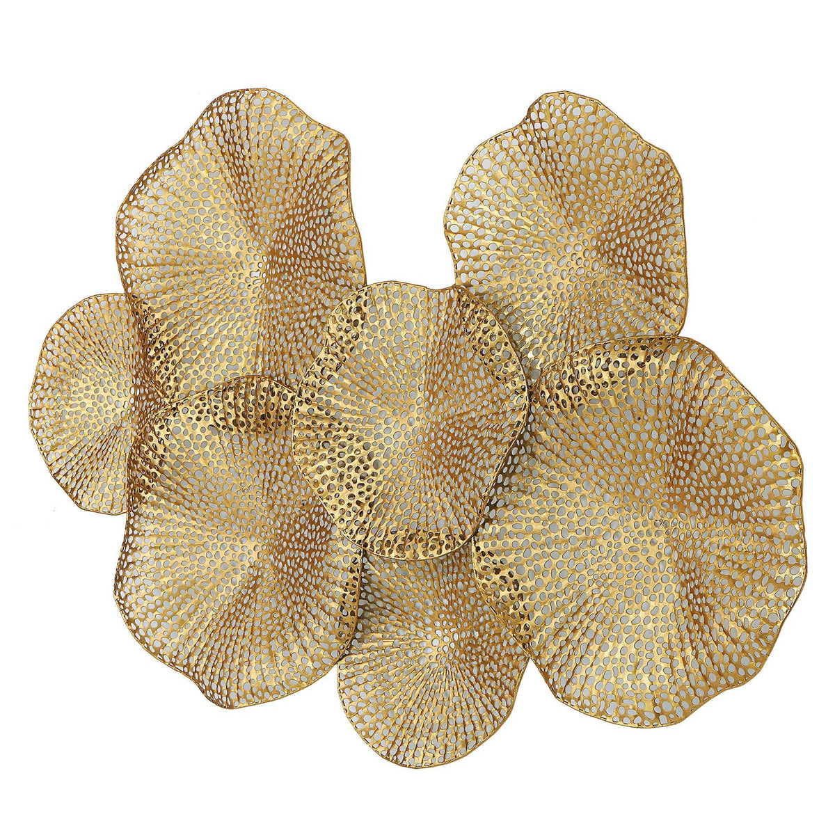 Ripley Gold Metal Wall Art by Uttermost - View 4