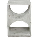 Hans Side Table - White by Uttermost - View 3