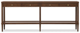 Cashiers Skinny Console Table Chestnut - Dark Brown by Hooker Furniture - View 3