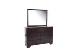 Modern Style 1pc Dresser Nine Drawers Brown Color Finish Bedroom Furniture
