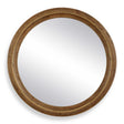 Frontier Round Wood Mirror Woodtone - Dark Brown by Uttermost - View 1