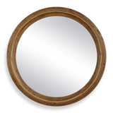 Frontier Round Wood Mirror Woodtone - Dark Brown by Uttermost - View 1