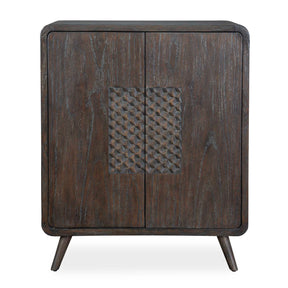Hausen 2 Door Mid-Century Cabinet - - Dark Brown by Uttermost - View 1