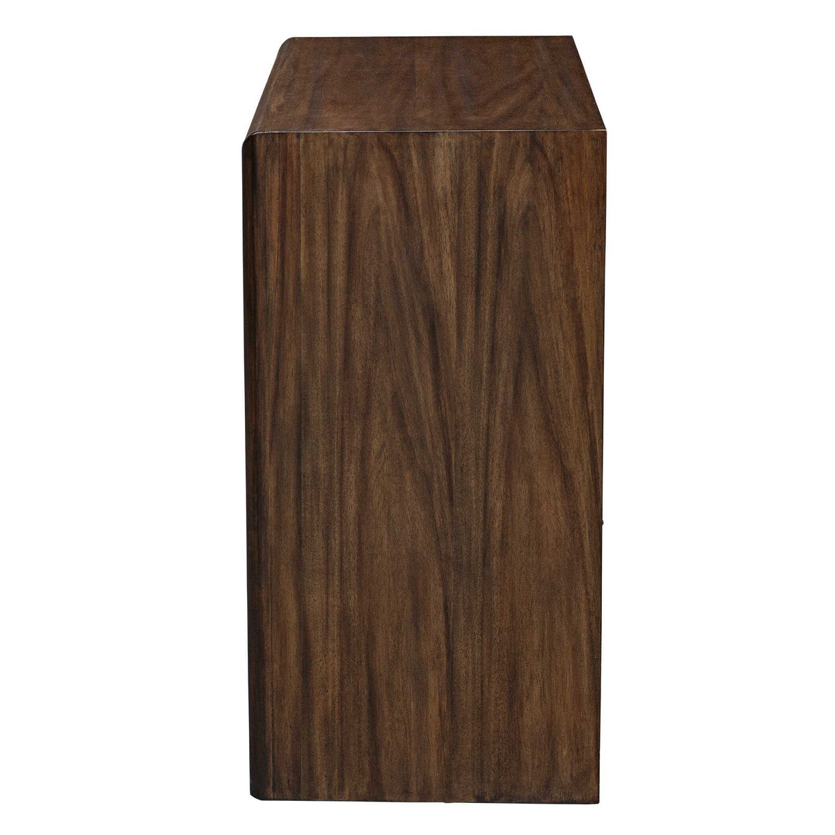 Bowtie 3 Drawer Mid-Century Chest - Dark Brown by Uttermost - View 4