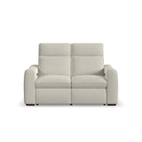 Ava Power Reclining Loveseat With Power Headrest & Lumbar - Light Gray | Flexsteel