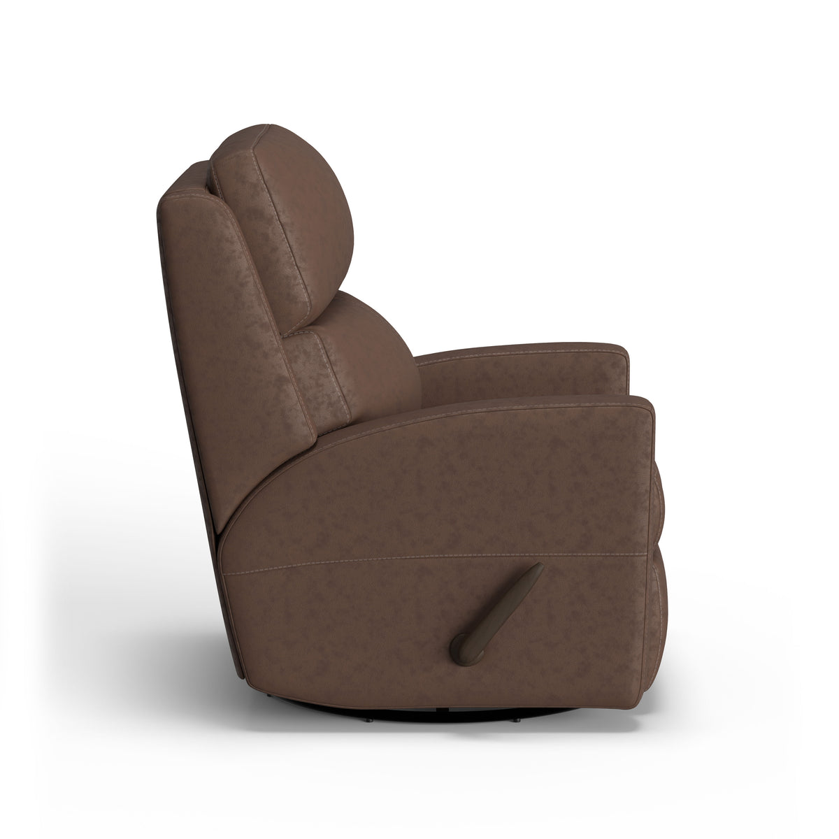 Catalina Transitional Leather Swivel Gliding Recliner | Flexsteel