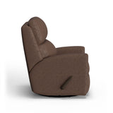 Catalina Transitional Leather Swivel Gliding Recliner | Flexsteel