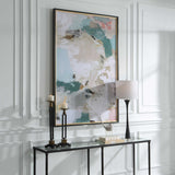 Perfect Storm Framed Print - Light Blue / Beige by Uttermost - View 5