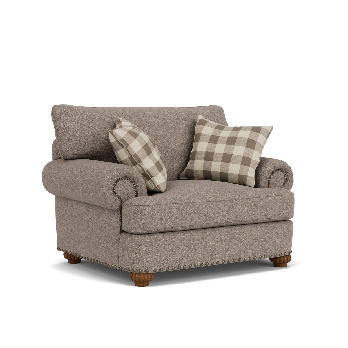 Patterson Fabric Chair, Nailhead Trim | Flexsteel
