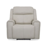 Barnett Power Recliner With Power Headrest & Lumbar - Timber | Flexsteel