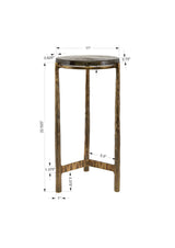 Eternity Brass Accent Table - Bronze by Uttermost - View 5