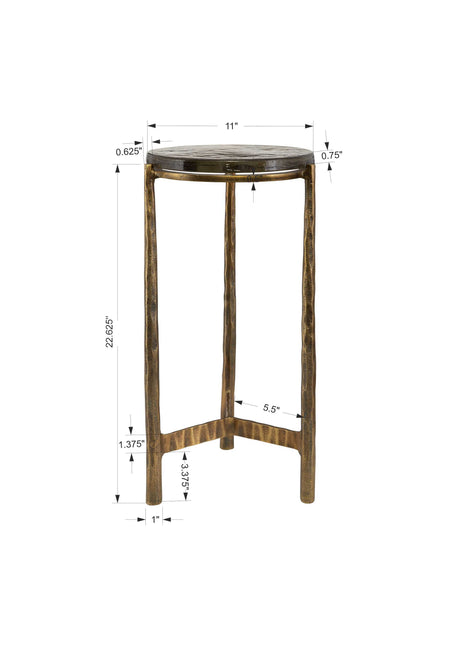 Eternity Brass Accent Table - Bronze by Uttermost - View 5