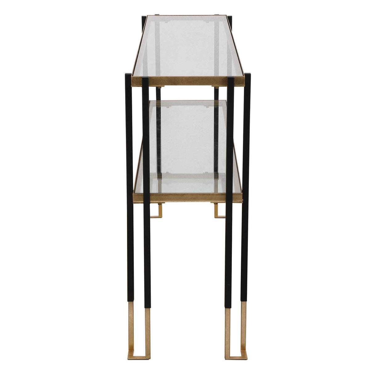 Kentmore Modern Console Table - Gold / Black by Uttermost - View 6