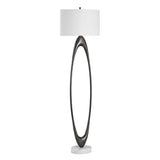 Sonic Open Oval Floor Lamp Bronze - Dark Brown by Uttermost - View 8