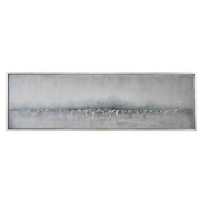 Tides Edge Abstract Art - Dark Gray by Uttermost - View 1