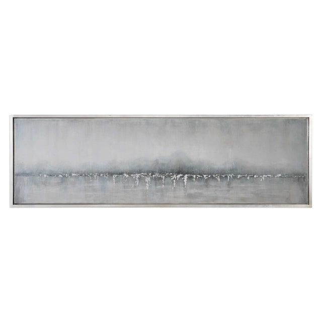 Tides Edge Abstract Art - Dark Gray by Uttermost - View 1