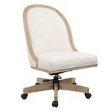 Lithe Light Oak Desk Chair - Light Brown by Uttermost - View 4