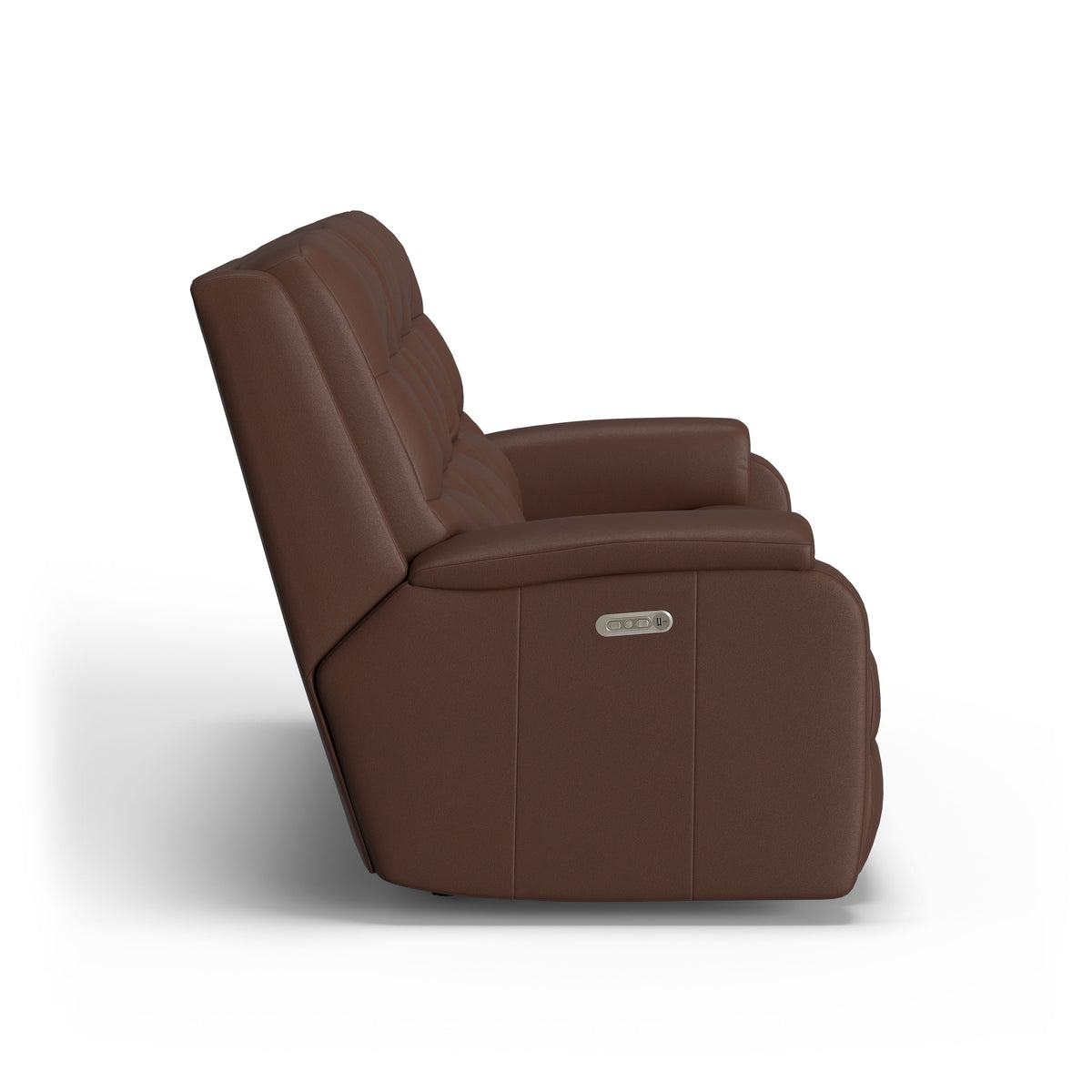 Arlo Transitional Leather Power Reclining Sofa, Power Headrests | Flexsteel