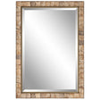 Cocos Coconut Shell Mirror - Light Brown by Uttermost - View 1