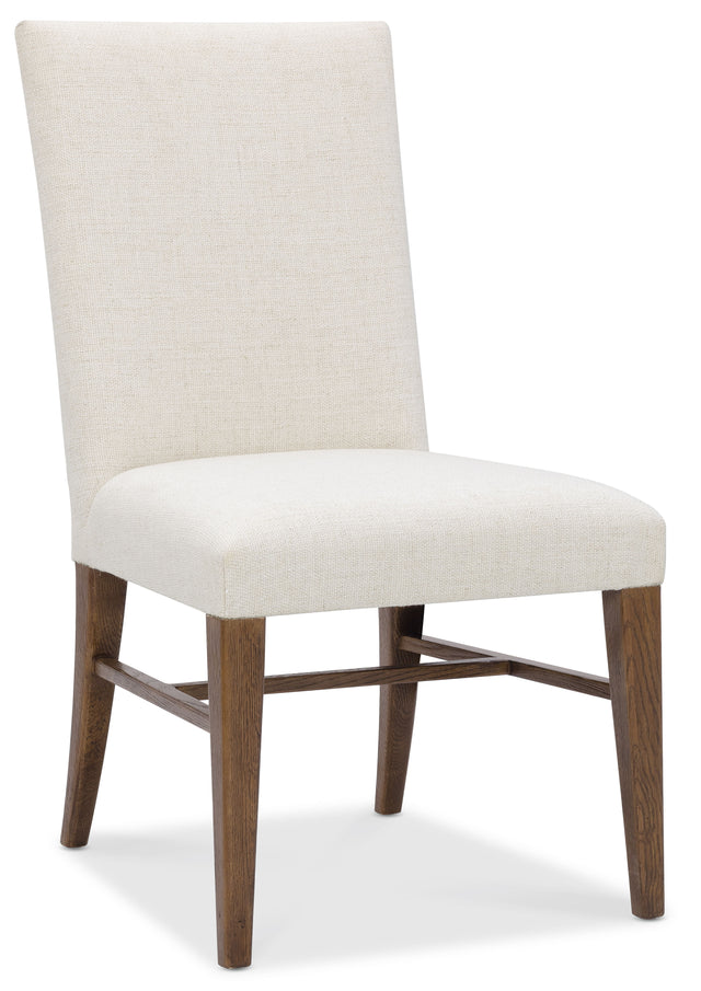 Driftwood Upholstered Side Chair (Set of 2) Beige / Worn Saddle - Beige / Dark Brown by Hooker Furniture - View 1
