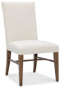 Driftwood Upholstered Side Chair (Set of 2) Beige / Worn Saddle - Beige / Dark Brown by Hooker Furniture - View 1