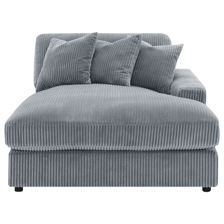 Marcus Fog Track Arms Reversible Sectional with Pillows - sold by Home Elegance USA