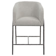 Jacobsen 27" Counter Stool - Light Gray by Uttermost - View 1