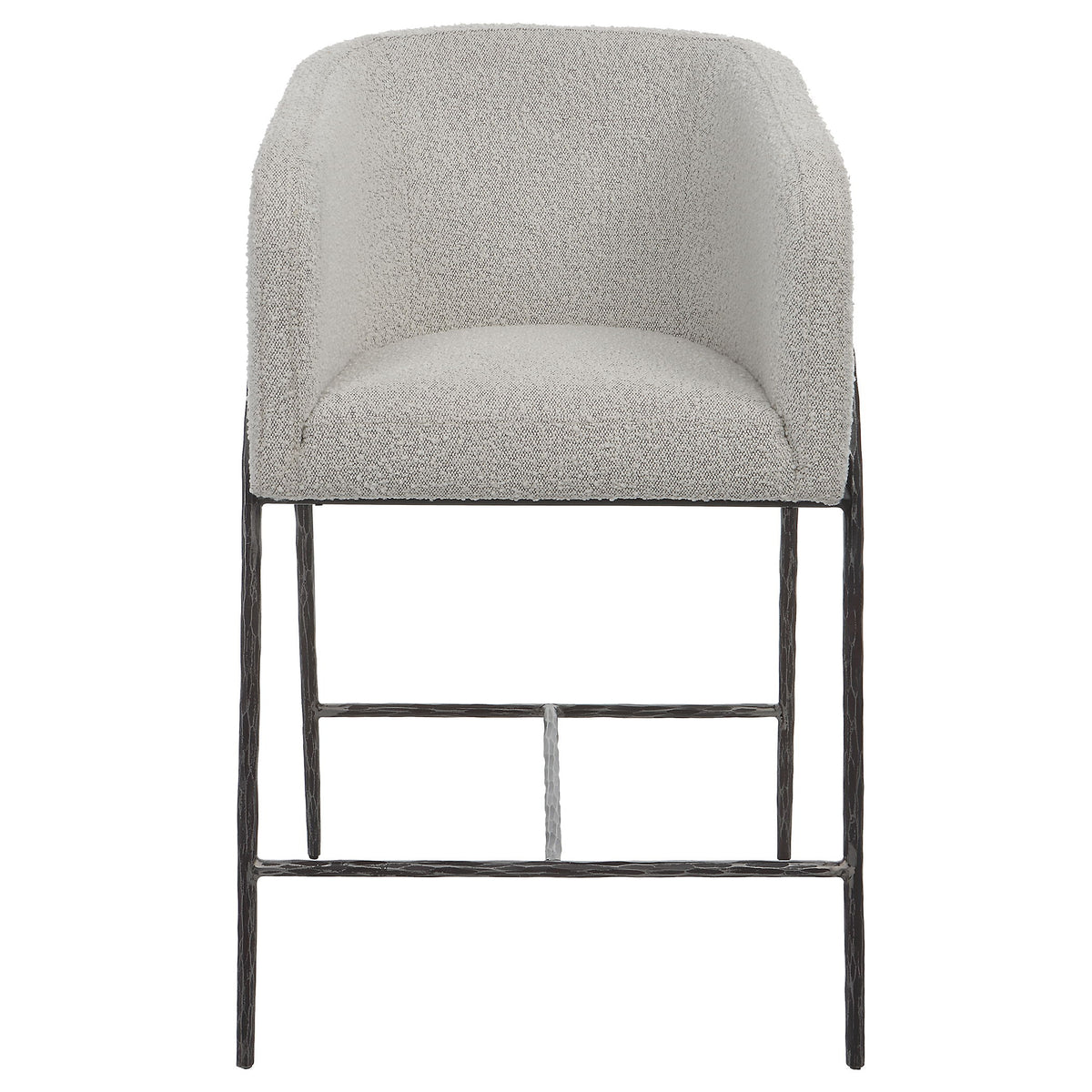 Jacobsen 27" Counter Stool - Light Gray by Uttermost - View 1