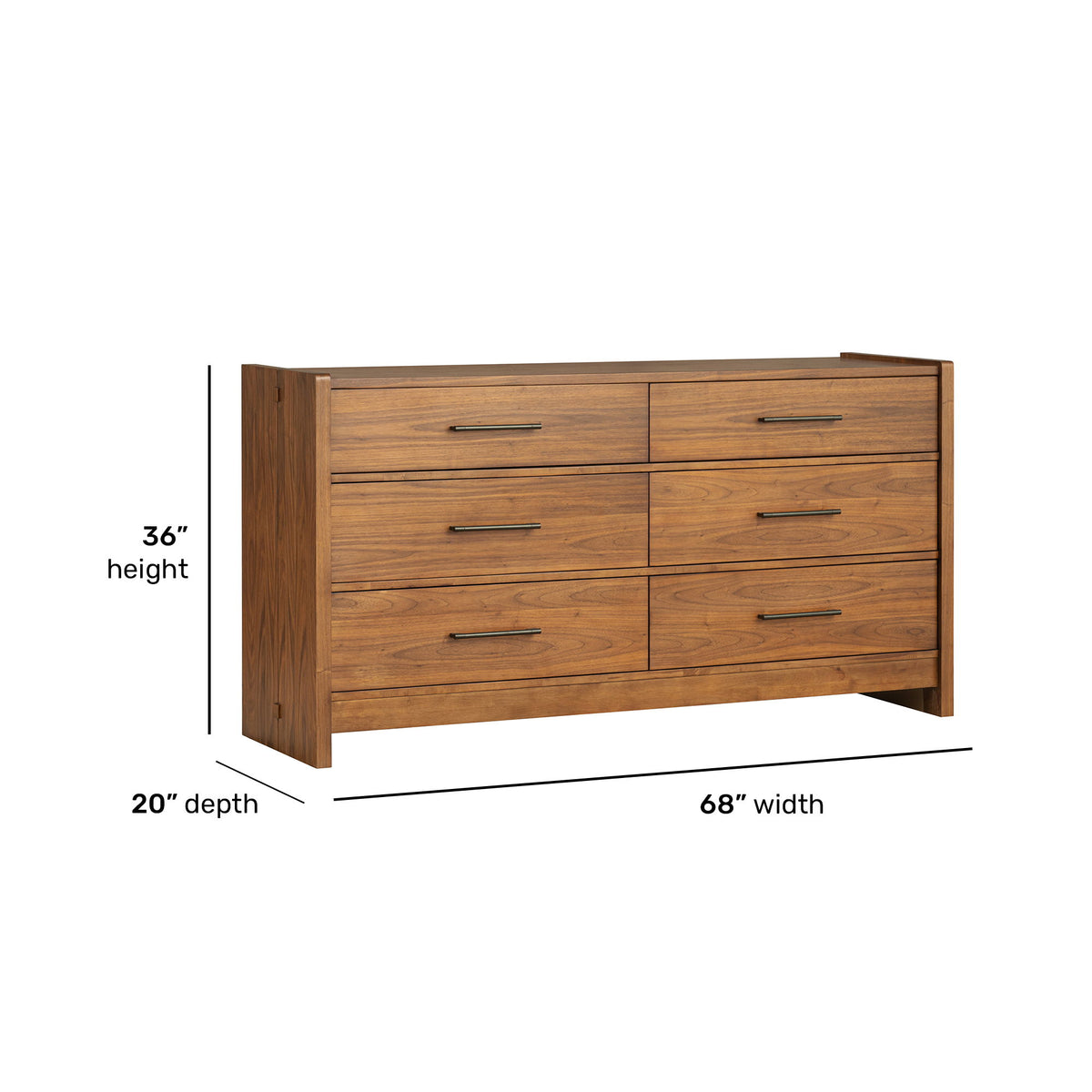 Lincoln Dresser - Warm Walnut | Flexsteel