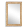 Twisted Seagrass Large Mirror Woodtone - Light Brown by Uttermost - View 1