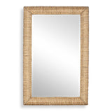 Twisted Seagrass Large Mirror Woodtone - Light Brown by Uttermost - View 1