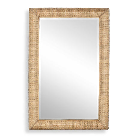 Twisted Seagrass Large Mirror Woodtone - Light Brown by Uttermost - View 1